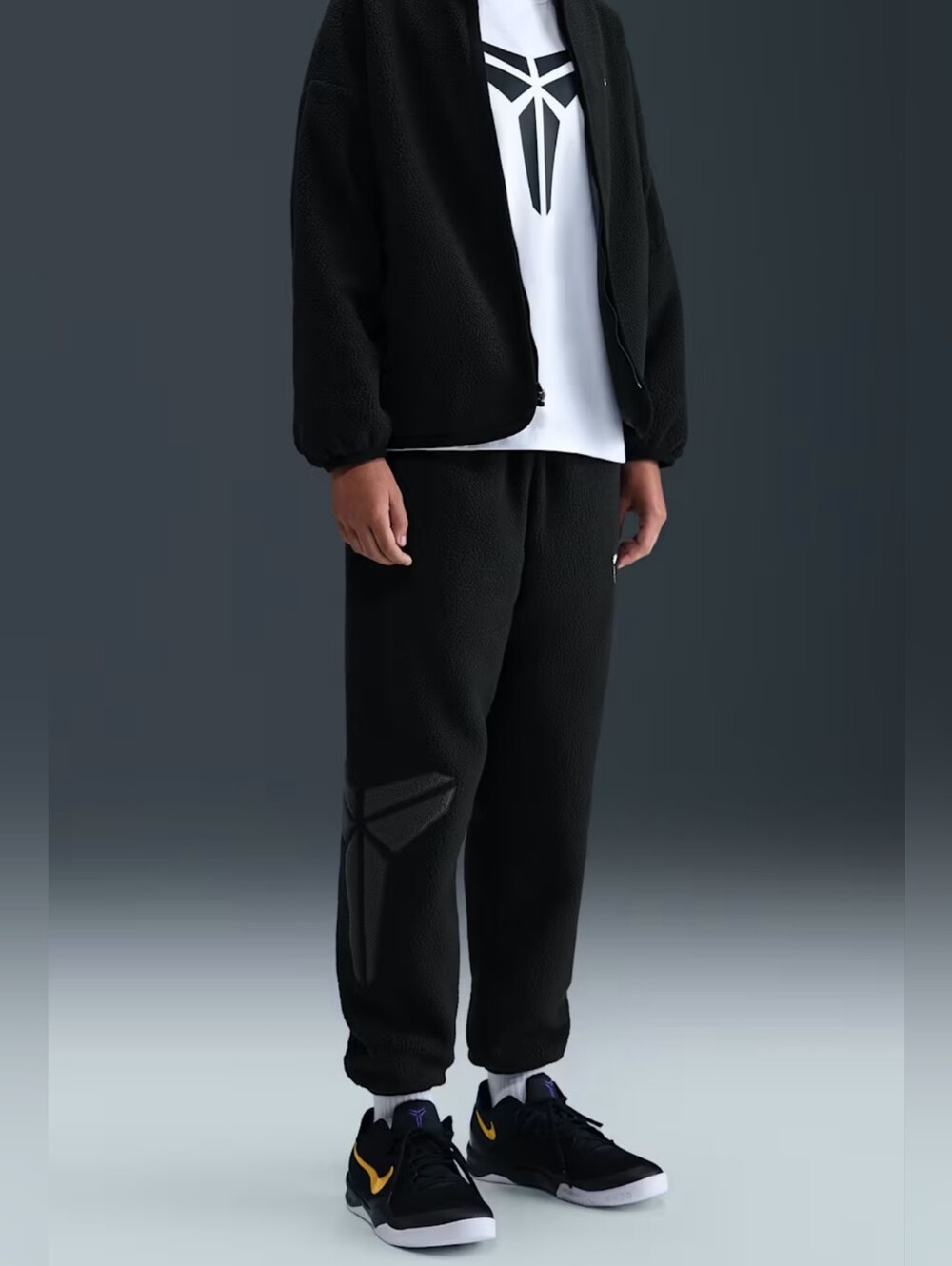 Nike Kobe Winterized Basketball Pants ~ Black IB2740-010 | Big Kids: L